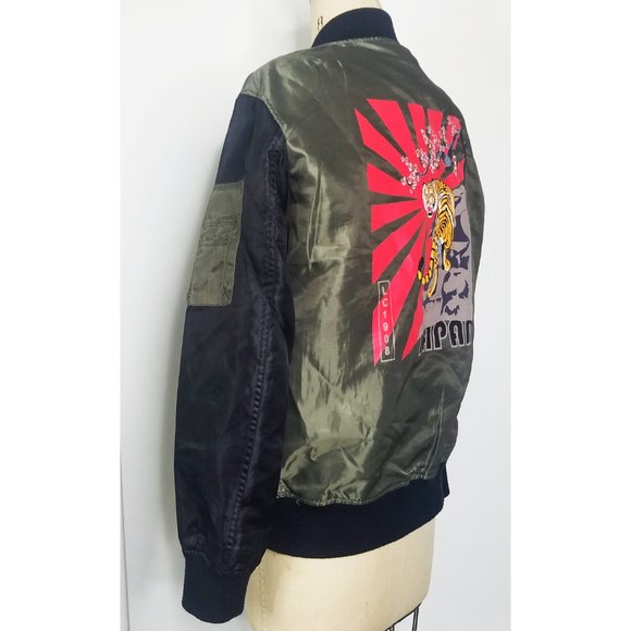 East London LEE COOPER Mens Tour Jacket Bomber Sukajan Tiger Japan L - Picture 11 of 11